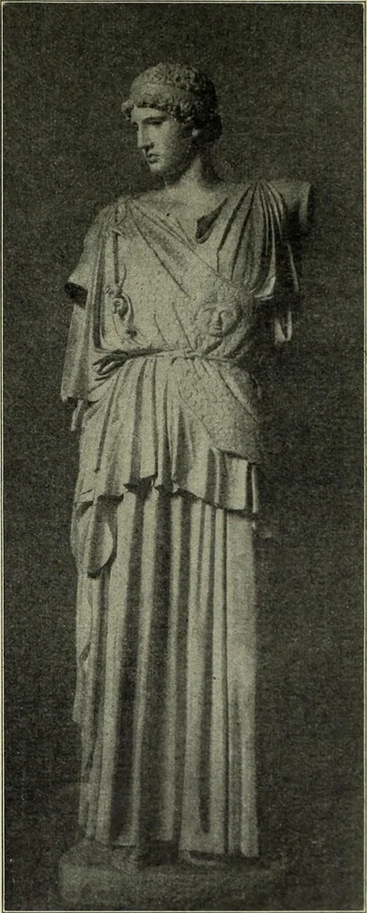 An illustration from Der schoene Mensch im Altertum; eine Geschichte des Koerperideals bei Aegyptern, Orientalen u. Griechen, 1912, leaf 150