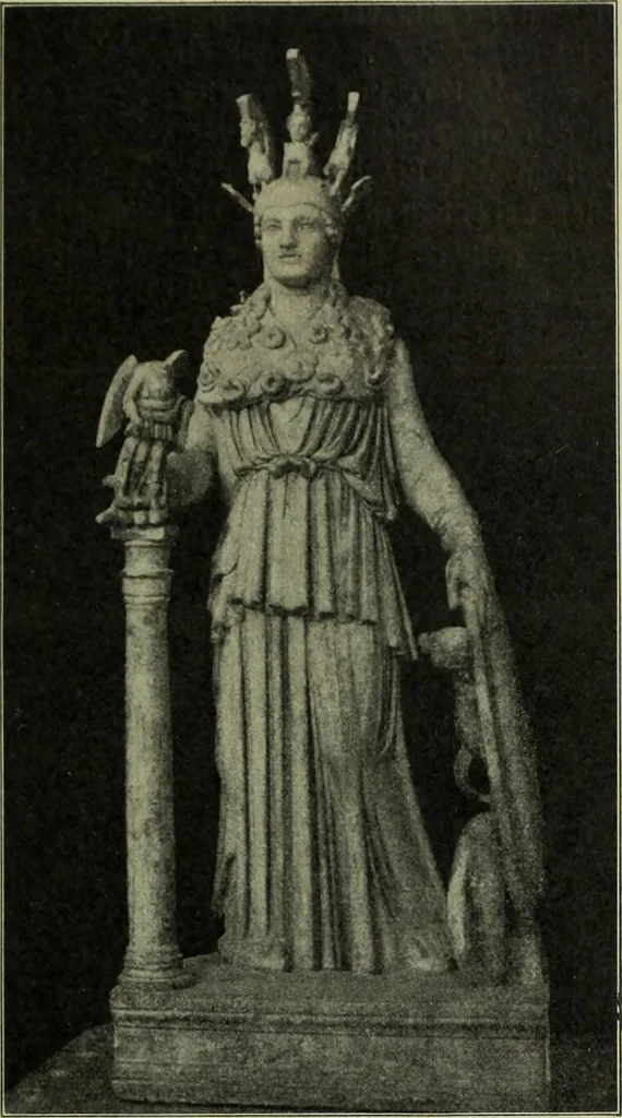 An illustration from Der schoene Mensch im Altertum; eine Geschichte des Koerperideals bei Aegyptern, Orientalen u. Griechen, 1912, leaf 151