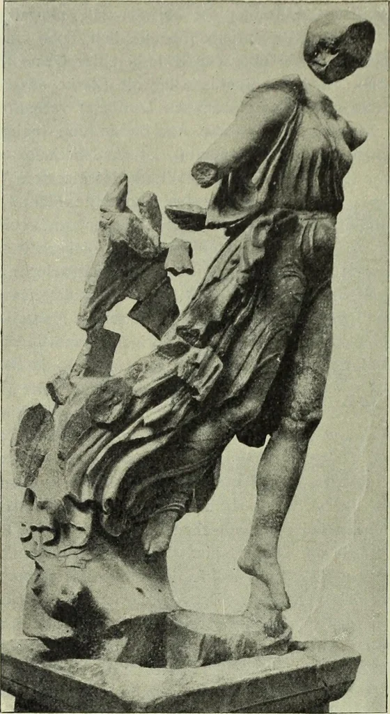 An illustration from Der schoene Mensch im Altertum; eine Geschichte des Koerperideals bei Aegyptern, Orientalen u. Griechen, 1912, leaf 154