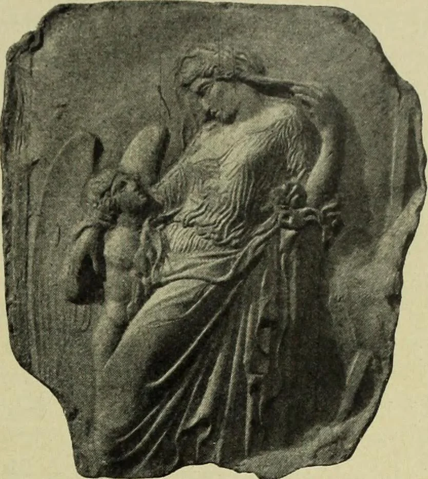 An illustration from Der schoene Mensch im Altertum; eine Geschichte des Koerperideals bei Aegyptern, Orientalen u. Griechen, 1912, leaf 159
