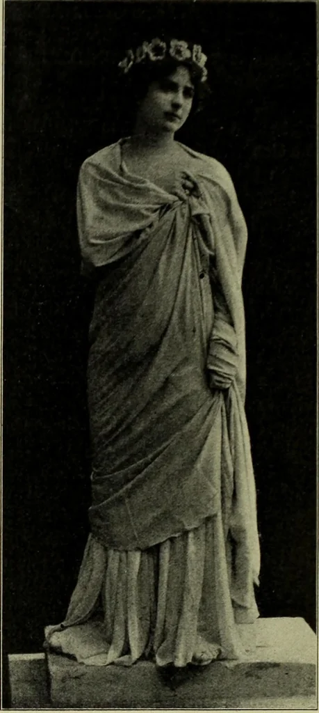 An illustration from Der schoene Mensch im Altertum; eine Geschichte des Koerperideals bei Aegyptern, Orientalen u. Griechen, 1912, leaf 166