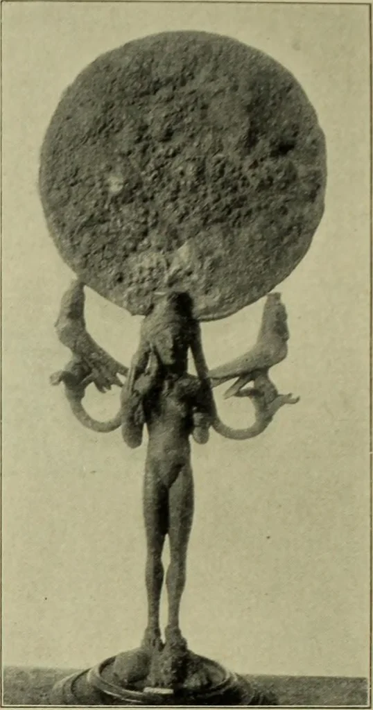 An illustration from Der schoene Mensch im Altertum; eine Geschichte des Koerperideals bei Aegyptern, Orientalen u. Griechen, 1912, leaf 182
