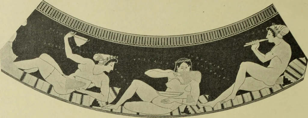 An illustration from Der schoene Mensch im Altertum; eine Geschichte des Koerperideals bei Aegyptern, Orientalen u. Griechen, 1912, leaf 184