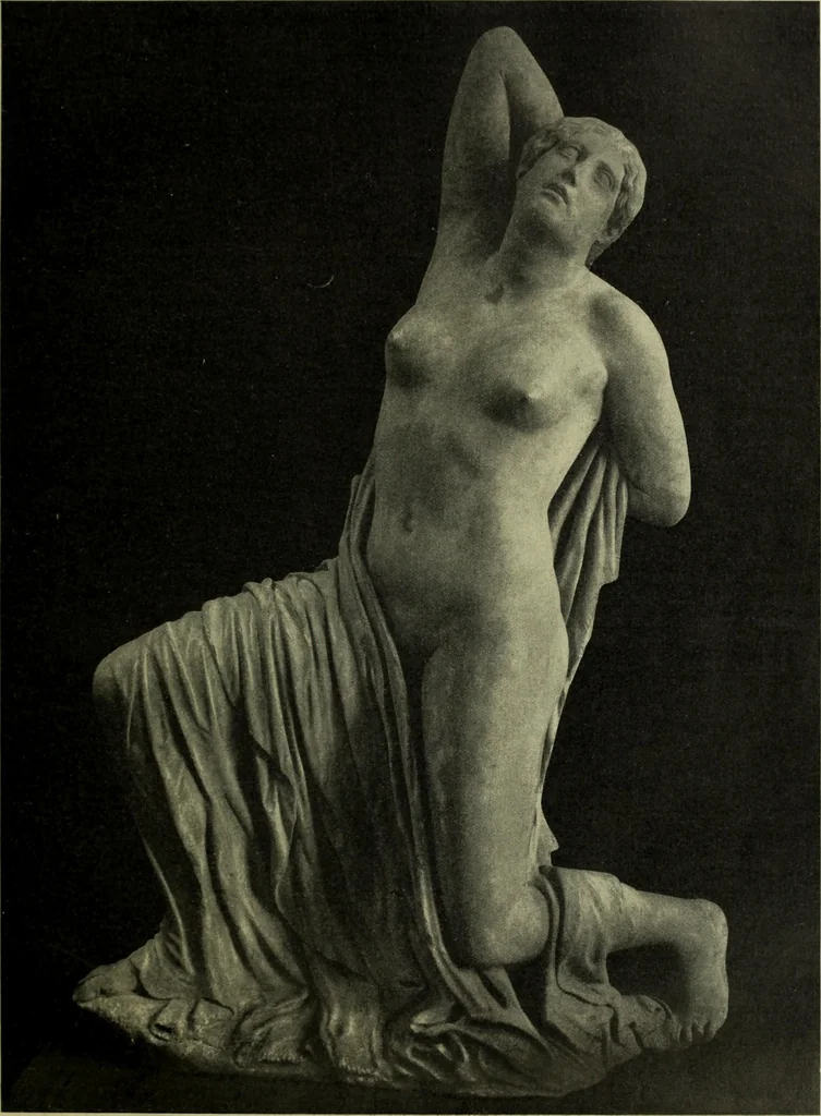 An illustration from Der schoene Mensch im Altertum; eine Geschichte des Koerperideals bei Aegyptern, Orientalen u. Griechen, 1912, leaf 187