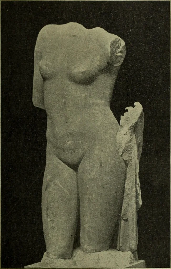 An illustration from Der schoene Mensch im Altertum; eine Geschichte des Koerperideals bei Aegyptern, Orientalen u. Griechen, 1912, leaf 189