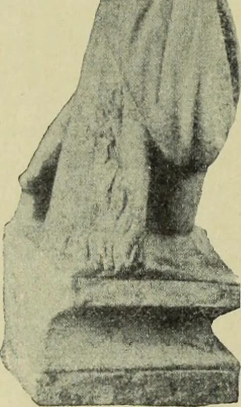 An illustration from Der schoene Mensch im Altertum; eine Geschichte des Koerperideals bei Aegyptern, Orientalen u. Griechen, 1912, leaf 190