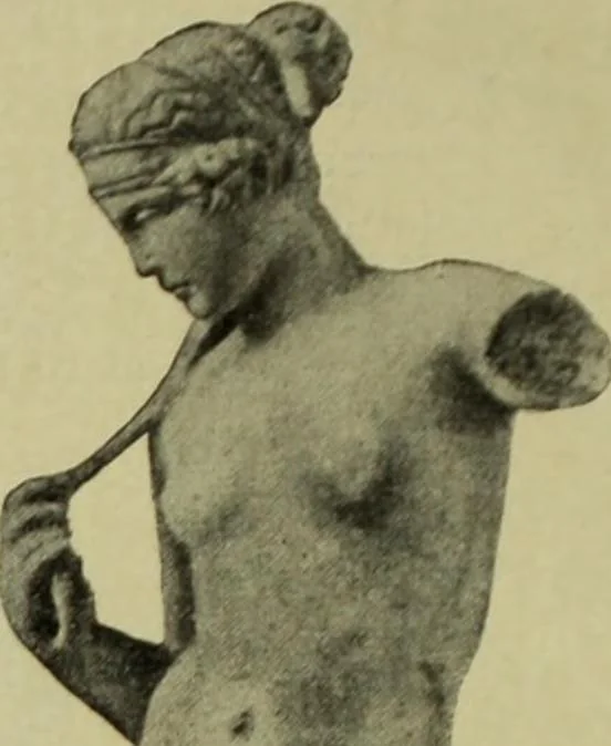 An illustration from Der schoene Mensch im Altertum; eine Geschichte des Koerperideals bei Aegyptern, Orientalen u. Griechen, 1912, leaf 190
