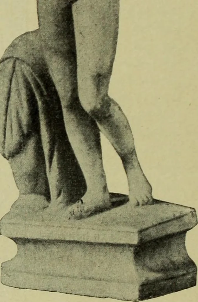 An illustration from Der schoene Mensch im Altertum; eine Geschichte des Koerperideals bei Aegyptern, Orientalen u. Griechen, 1912, leaf 190