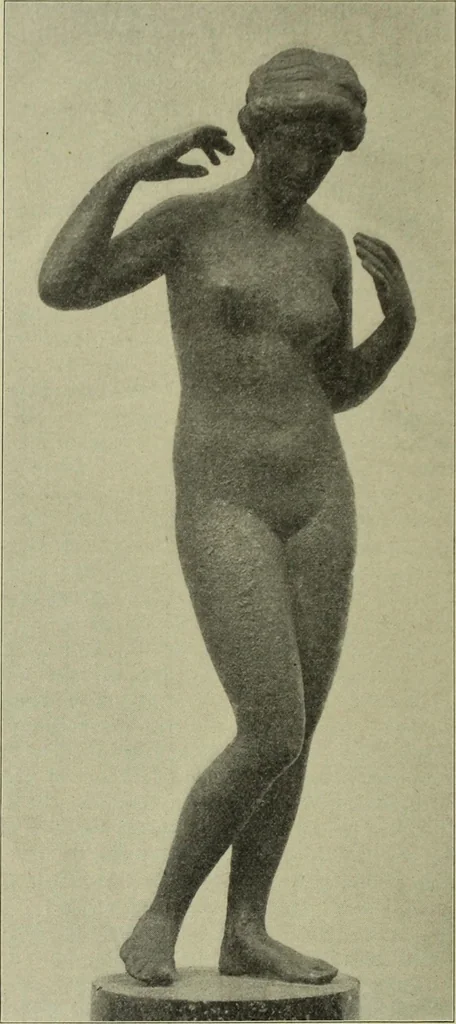 An illustration from Der schoene Mensch im Altertum; eine Geschichte des Koerperideals bei Aegyptern, Orientalen u. Griechen, 1912, leaf 192