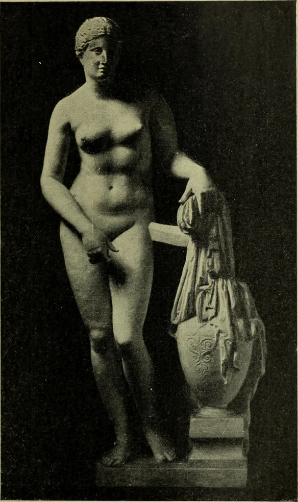 An illustration from Der schoene Mensch im Altertum; eine Geschichte des Koerperideals bei Aegyptern, Orientalen u. Griechen, 1912, leaf 193