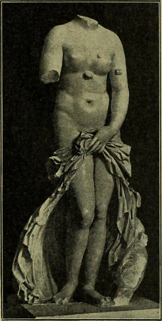 An illustration from Der schoene Mensch im Altertum; eine Geschichte des Koerperideals bei Aegyptern, Orientalen u. Griechen, 1912, leaf 195