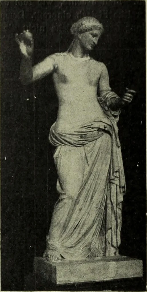 An illustration from Der schoene Mensch im Altertum; eine Geschichte des Koerperideals bei Aegyptern, Orientalen u. Griechen, 1912, leaf 198