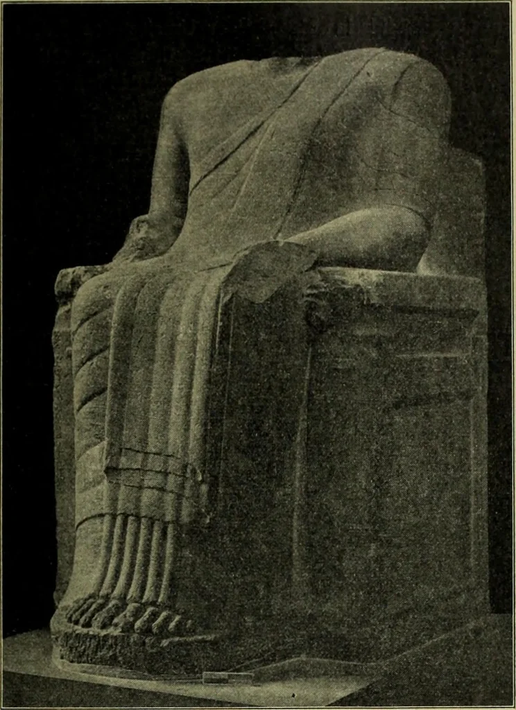 An illustration from Der schoene Mensch im Altertum; eine Geschichte des Koerperideals bei Aegyptern, Orientalen u. Griechen, 1912, leaf 201