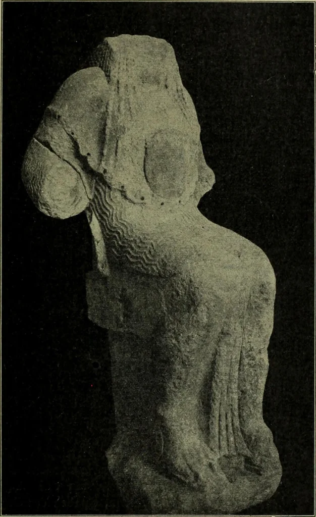 An illustration from Der schoene Mensch im Altertum; eine Geschichte des Koerperideals bei Aegyptern, Orientalen u. Griechen, 1912, leaf 203