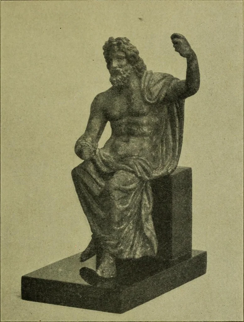 An illustration from Der schoene Mensch im Altertum; eine Geschichte des Koerperideals bei Aegyptern, Orientalen u. Griechen, 1912, leaf 205