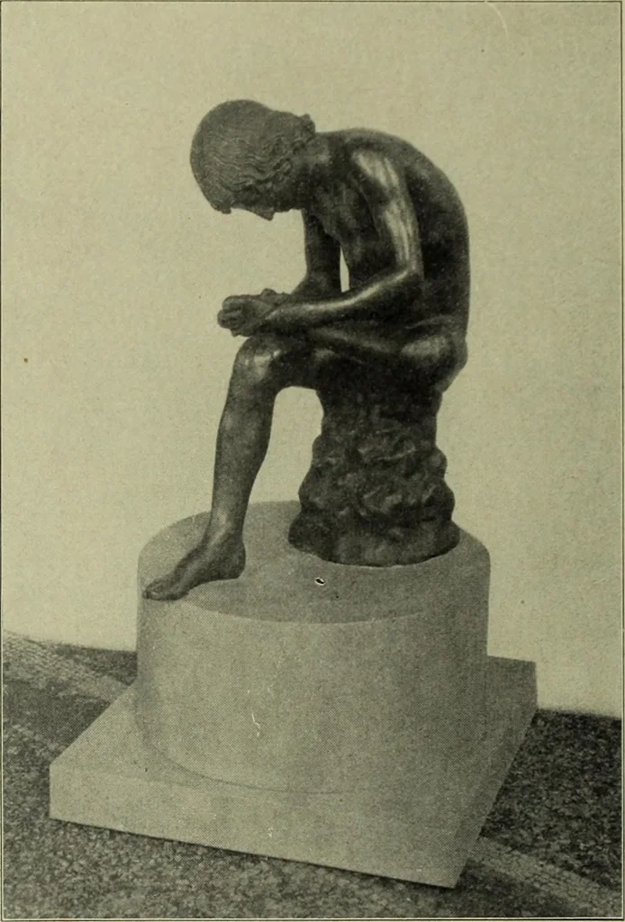 An illustration from Der schoene Mensch im Altertum; eine Geschichte des Koerperideals bei Aegyptern, Orientalen u. Griechen, 1912, leaf 206