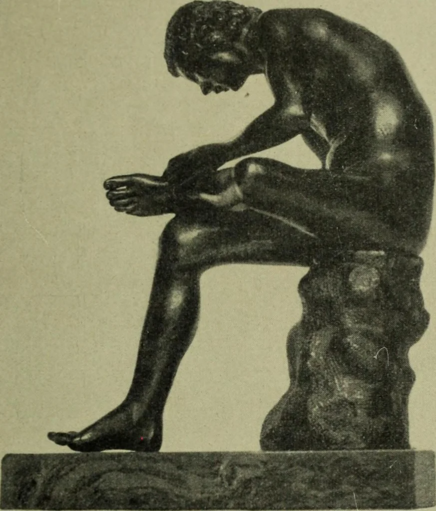 An illustration from Der schoene Mensch im Altertum; eine Geschichte des Koerperideals bei Aegyptern, Orientalen u. Griechen, 1912, leaf 207