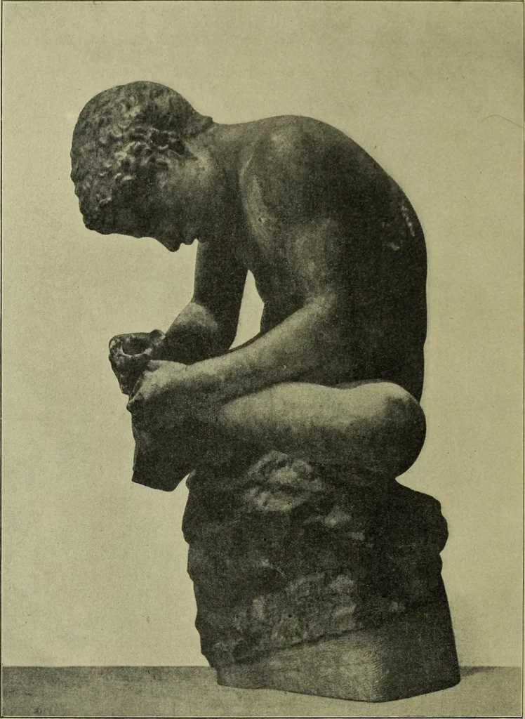 An illustration from Der schoene Mensch im Altertum; eine Geschichte des Koerperideals bei Aegyptern, Orientalen u. Griechen, 1912, leaf 208