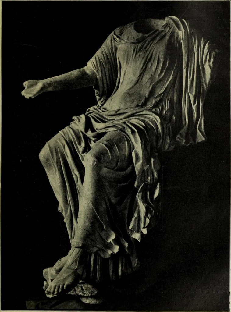 An illustration from Der schoene Mensch im Altertum; eine Geschichte des Koerperideals bei Aegyptern, Orientalen u. Griechen, 1912, leaf 211