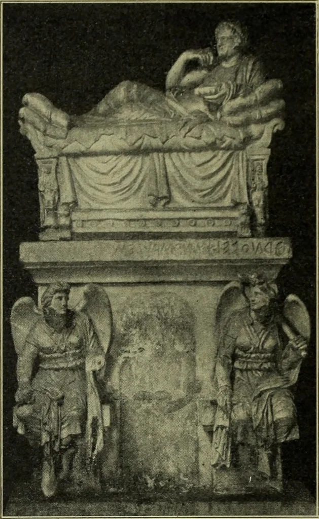 An illustration from Der schoene Mensch im Altertum; eine Geschichte des Koerperideals bei Aegyptern, Orientalen u. Griechen, 1912, leaf 212