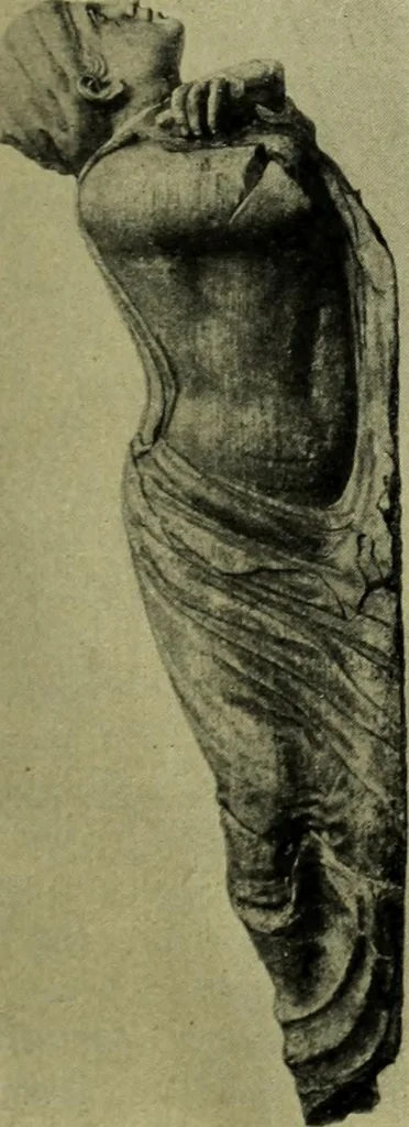 An illustration from Der schoene Mensch im Altertum; eine Geschichte des Koerperideals bei Aegyptern, Orientalen u. Griechen, 1912, leaf 217