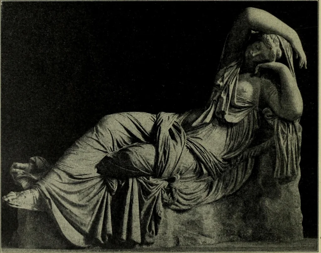 An illustration from Der schoene Mensch im Altertum; eine Geschichte des Koerperideals bei Aegyptern, Orientalen u. Griechen, 1912, leaf 222