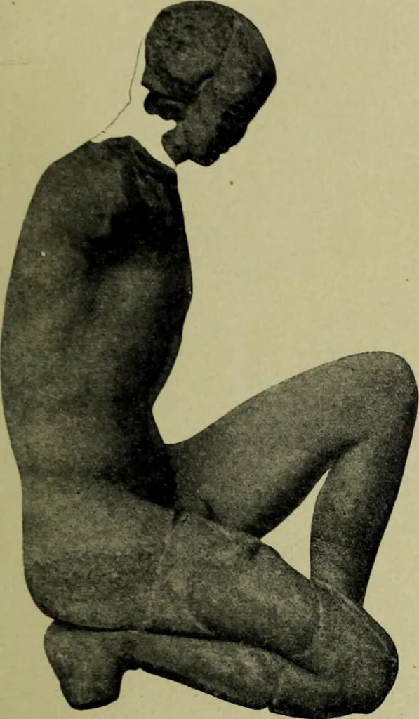 An illustration from Der schoene Mensch im Altertum; eine Geschichte des Koerperideals bei Aegyptern, Orientalen u. Griechen, 1912, leaf 223