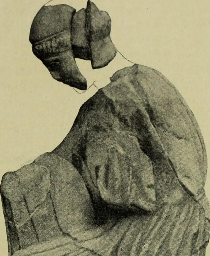 An illustration from Der schoene Mensch im Altertum; eine Geschichte des Koerperideals bei Aegyptern, Orientalen u. Griechen, 1912, leaf 223