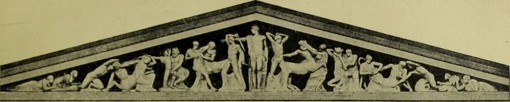 An illustration from Der schoene Mensch im Altertum; eine Geschichte des Koerperideals bei Aegyptern, Orientalen u. Griechen, 1912, leaf 229