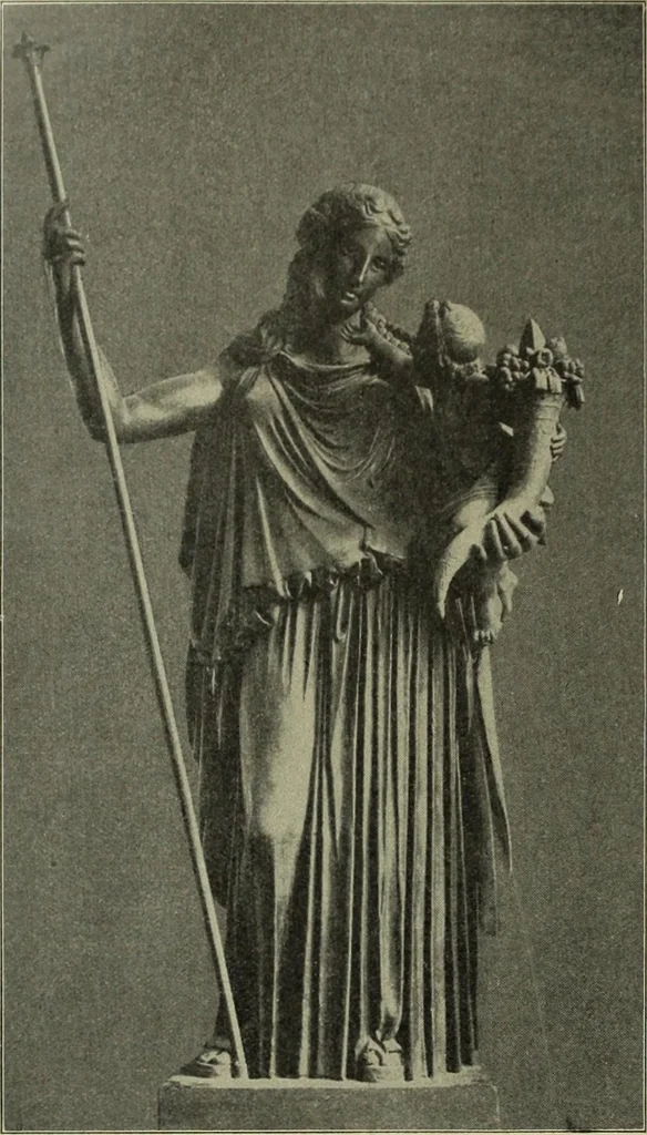 An illustration from Der schoene Mensch im Altertum; eine Geschichte des Koerperideals bei Aegyptern, Orientalen u. Griechen, 1912, leaf 234