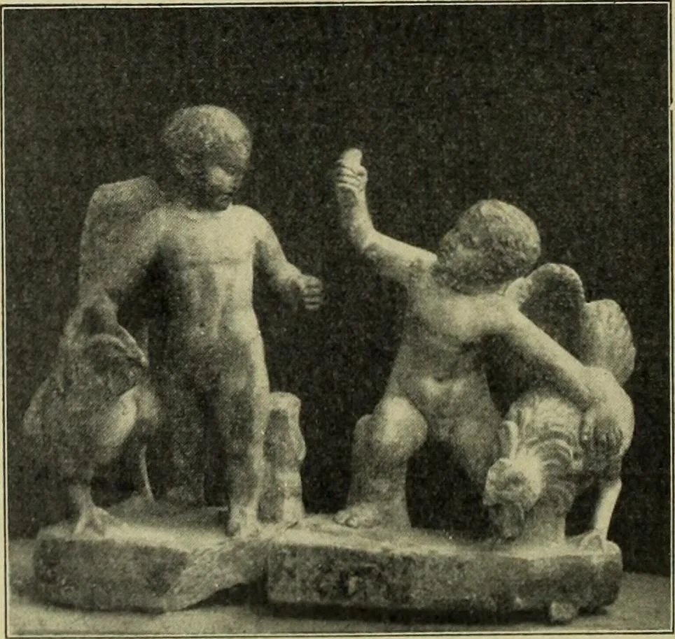 An illustration from Der schoene Mensch im Altertum; eine Geschichte des Koerperideals bei Aegyptern, Orientalen u. Griechen, 1912, leaf 238