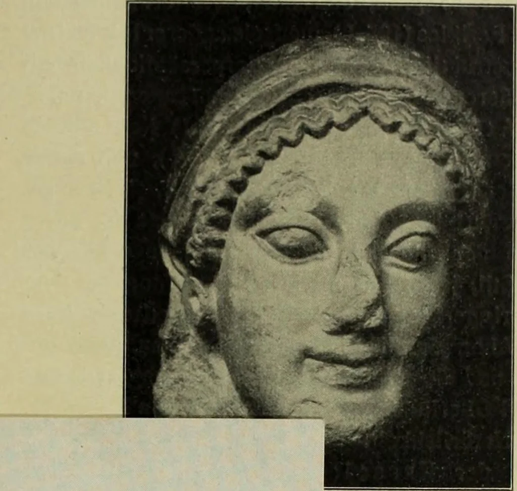An illustration from Der schoene Mensch im Altertum; eine Geschichte des Koerperideals bei Aegyptern, Orientalen u. Griechen, 1912, leaf 245