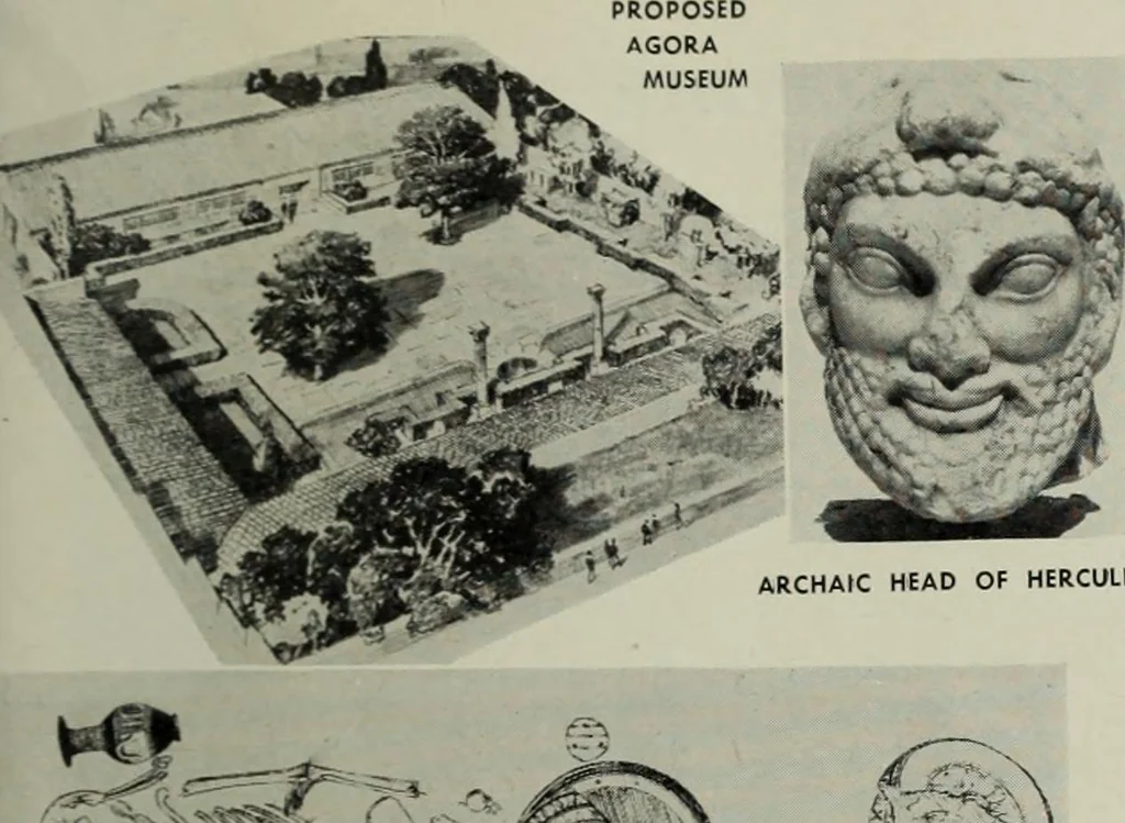 An illustration from Der schoene Mensch im Altertum; eine Geschichte des Koerperideals bei Aegyptern, Orientalen u. Griechen, 1912, leaf 255