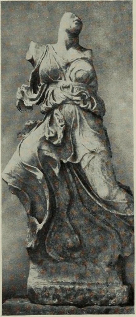 An illustration from Der schoene Mensch im Altertum; eine Geschichte des Koerperideals bei Aegyptern, Orientalen u. Griechen, 1912, leaf 255