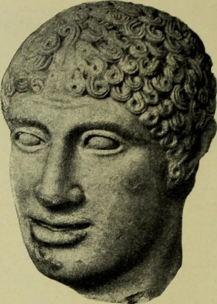An illustration from Der schoene Mensch im Altertum; eine Geschichte des Koerperideals bei Aegyptern, Orientalen u. Griechen, 1912, leaf 270