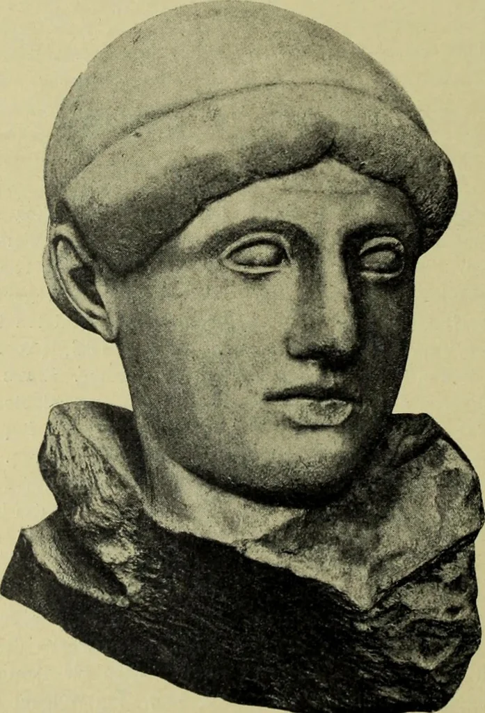 An illustration from Der schoene Mensch im Altertum; eine Geschichte des Koerperideals bei Aegyptern, Orientalen u. Griechen, 1912, leaf 270