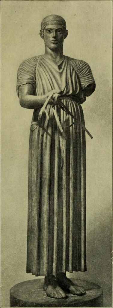 An illustration from Der schoene Mensch im Altertum; eine Geschichte des Koerperideals bei Aegyptern, Orientalen u. Griechen, 1912, leaf 271