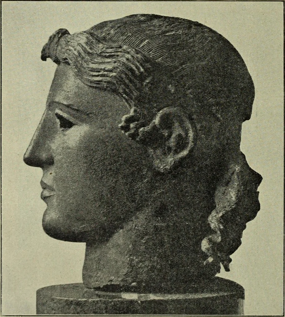 An illustration from Der schoene Mensch im Altertum; eine Geschichte des Koerperideals bei Aegyptern, Orientalen u. Griechen, 1912, leaf 272