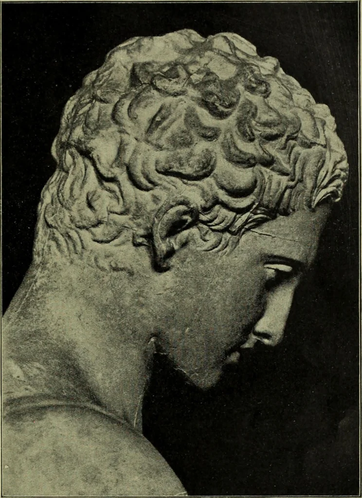 An illustration from Der schoene Mensch im Altertum; eine Geschichte des Koerperideals bei Aegyptern, Orientalen u. Griechen, 1912, leaf 279