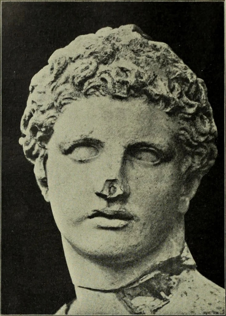 An illustration from Der schoene Mensch im Altertum; eine Geschichte des Koerperideals bei Aegyptern, Orientalen u. Griechen, 1912, leaf 282