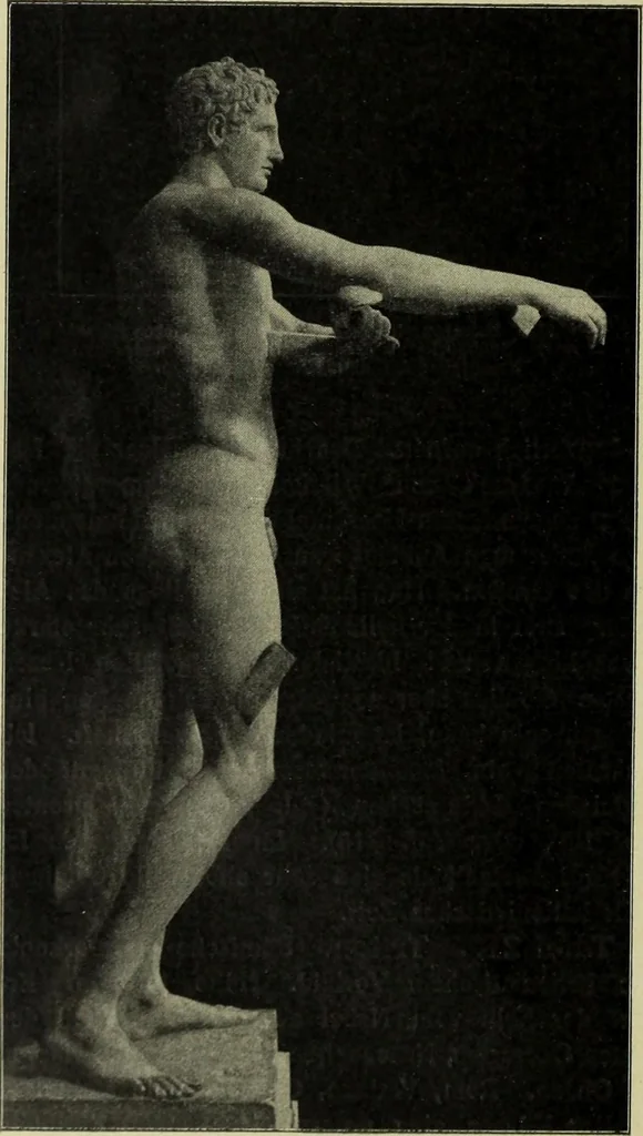 An illustration from Der schoene Mensch im Altertum; eine Geschichte des Koerperideals bei Aegyptern, Orientalen u. Griechen, 1912, leaf 284