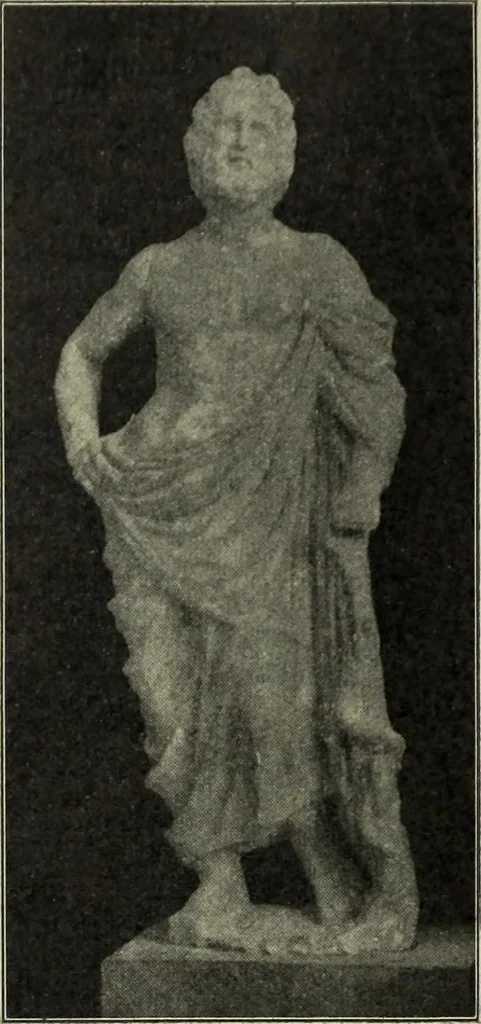 An illustration from Der schoene Mensch im Altertum; eine Geschichte des Koerperideals bei Aegyptern, Orientalen u. Griechen, 1912, leaf 290