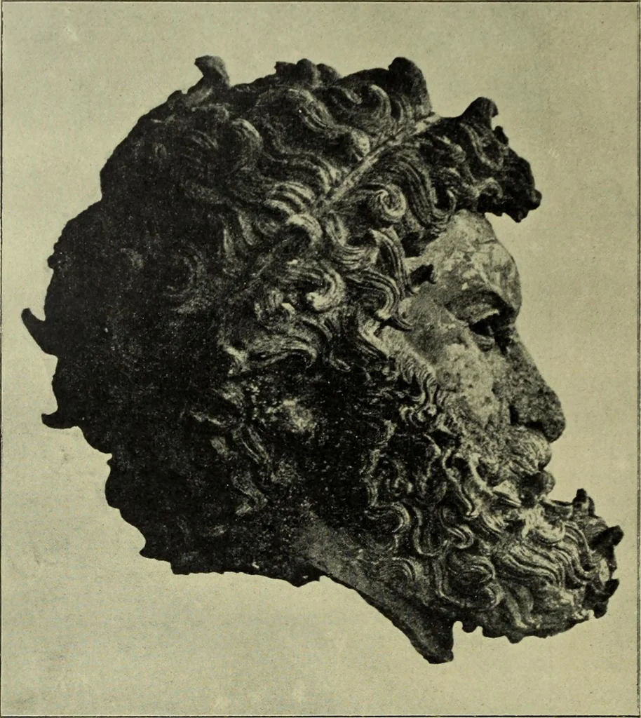 An illustration from Der schoene Mensch im Altertum; eine Geschichte des Koerperideals bei Aegyptern, Orientalen u. Griechen, 1912, leaf 292