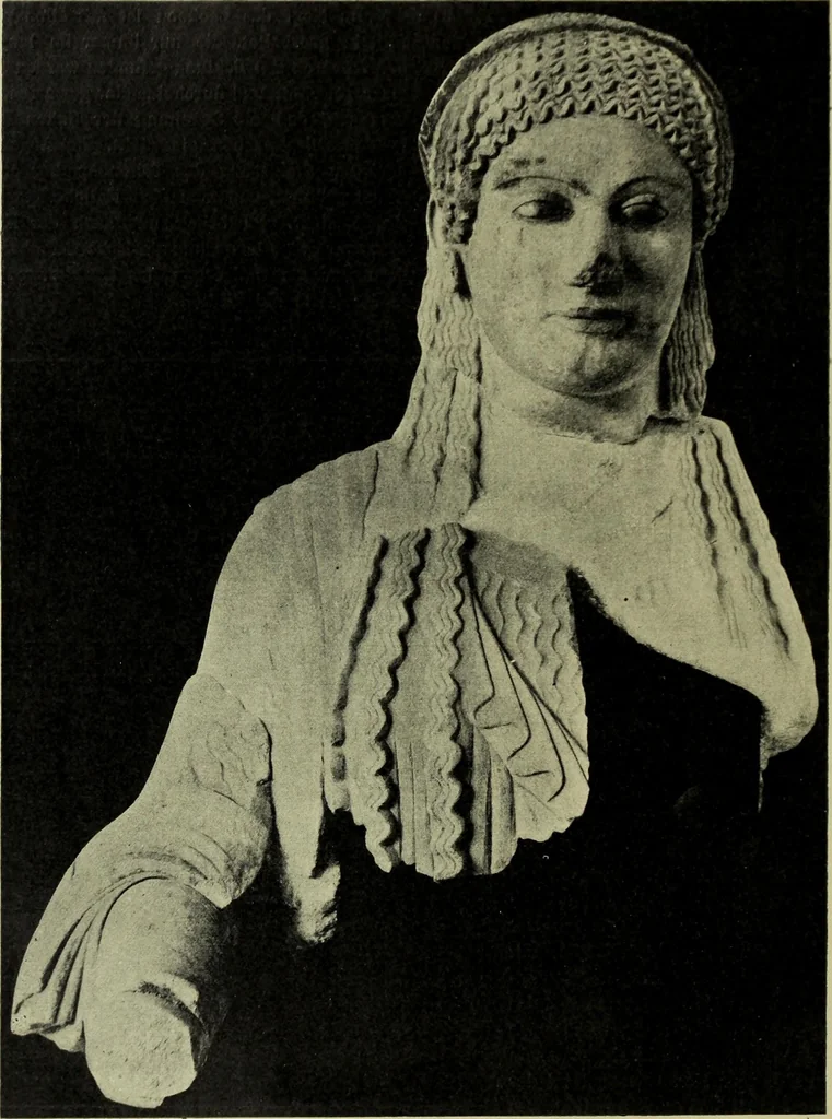 An illustration from Der schoene Mensch im Altertum; eine Geschichte des Koerperideals bei Aegyptern, Orientalen u. Griechen, 1912, leaf 294