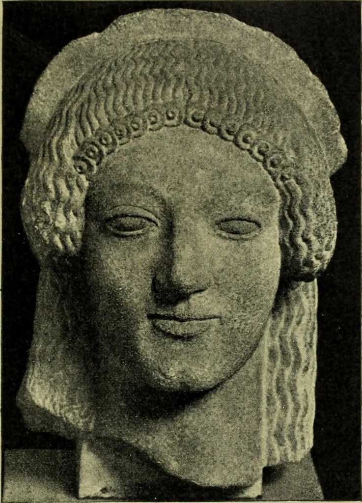 An illustration from Der schoene Mensch im Altertum; eine Geschichte des Koerperideals bei Aegyptern, Orientalen u. Griechen, 1912, leaf 295