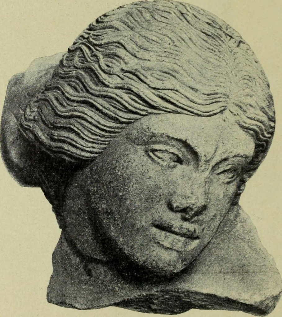 An illustration from Der schoene Mensch im Altertum; eine Geschichte des Koerperideals bei Aegyptern, Orientalen u. Griechen, 1912, leaf 296