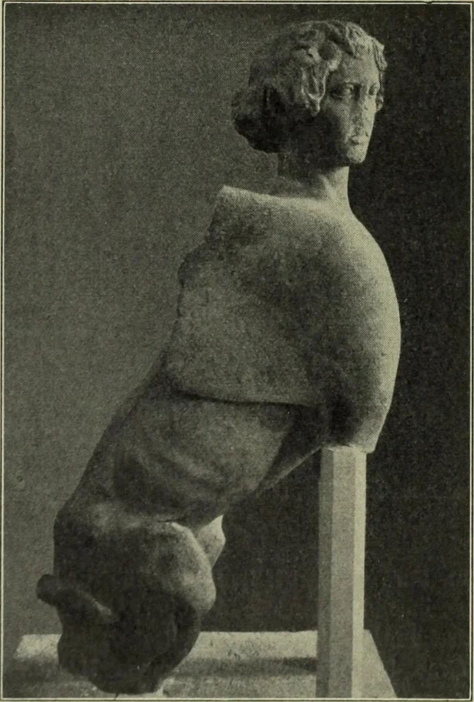An illustration from Der schoene Mensch im Altertum; eine Geschichte des Koerperideals bei Aegyptern, Orientalen u. Griechen, 1912, leaf 300