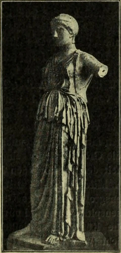 An illustration from Der schoene Mensch im Altertum; eine Geschichte des Koerperideals bei Aegyptern, Orientalen u. Griechen, 1912, leaf 305