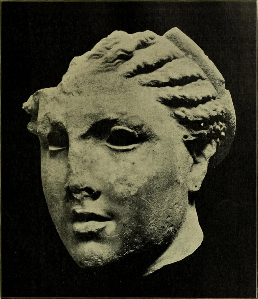 An illustration from Der schoene Mensch im Altertum; eine Geschichte des Koerperideals bei Aegyptern, Orientalen u. Griechen, 1912, leaf 313