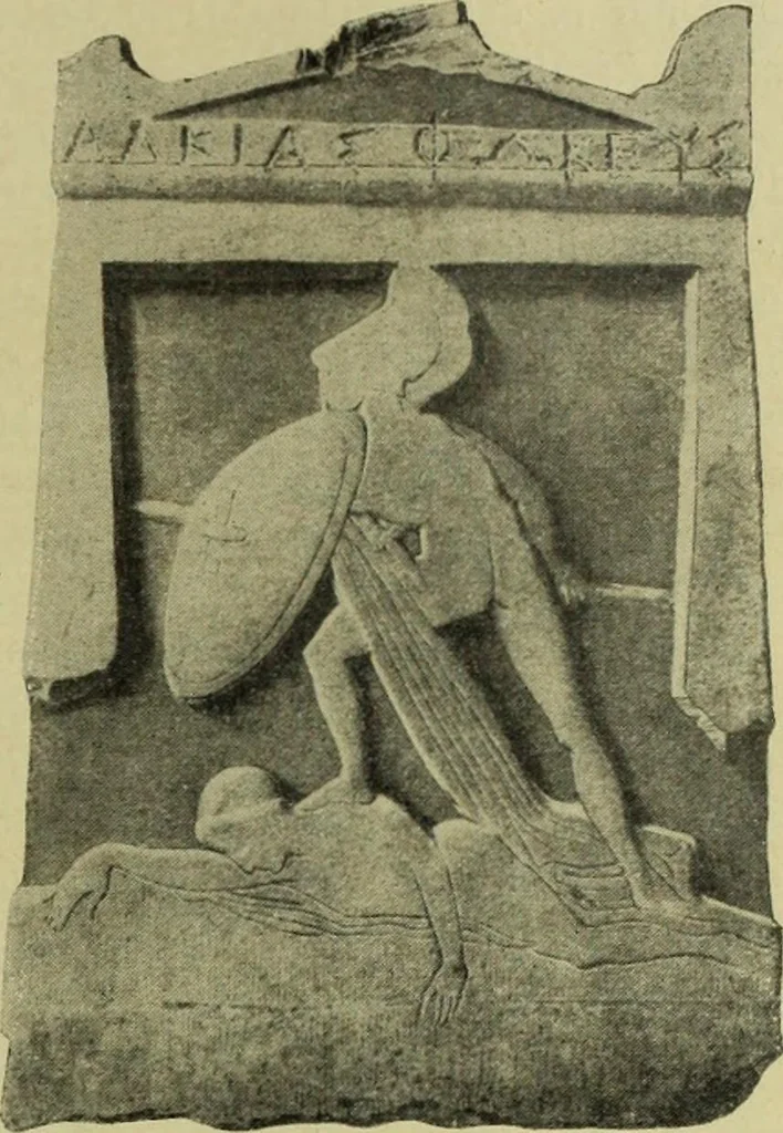 An illustration from Der schoene Mensch im Altertum; eine Geschichte des Koerperideals bei Aegyptern, Orientalen u. Griechen, 1912, leaf 321